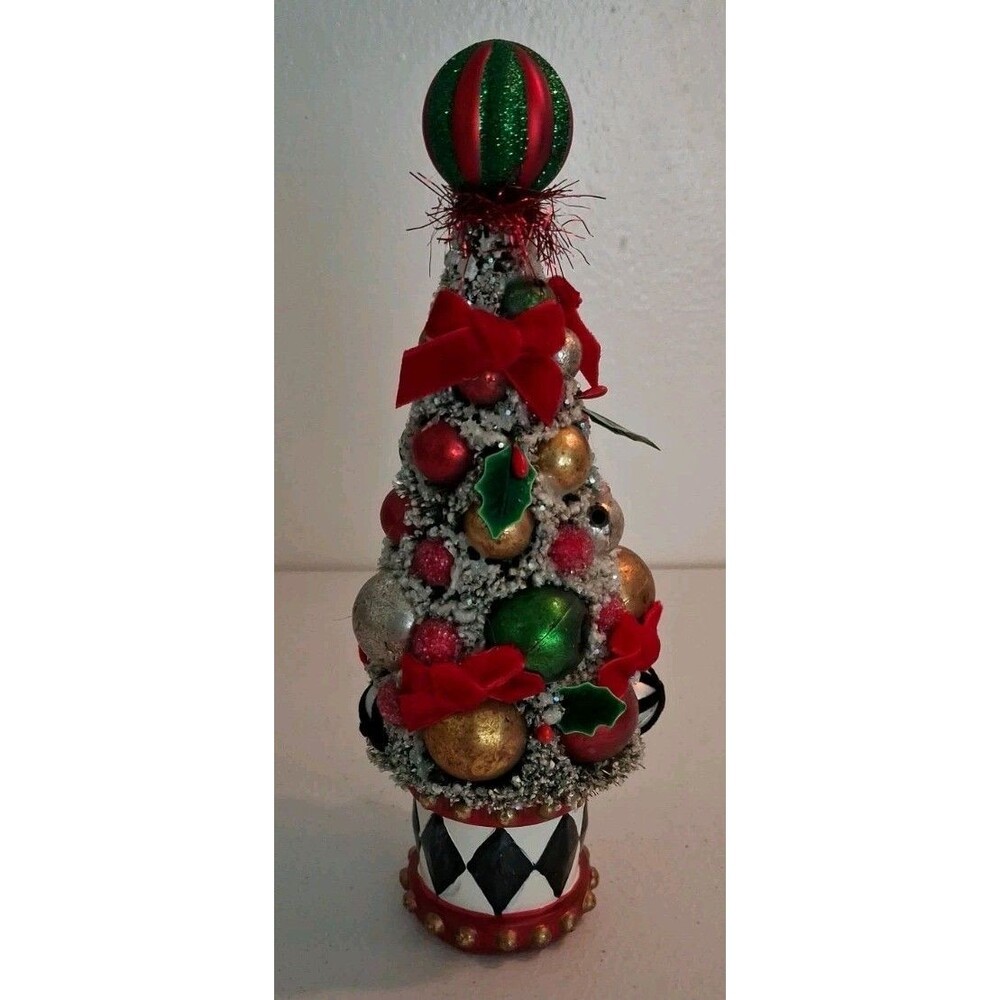 Mackenzie Jolly Holiday Bottle Brush Tree Childs